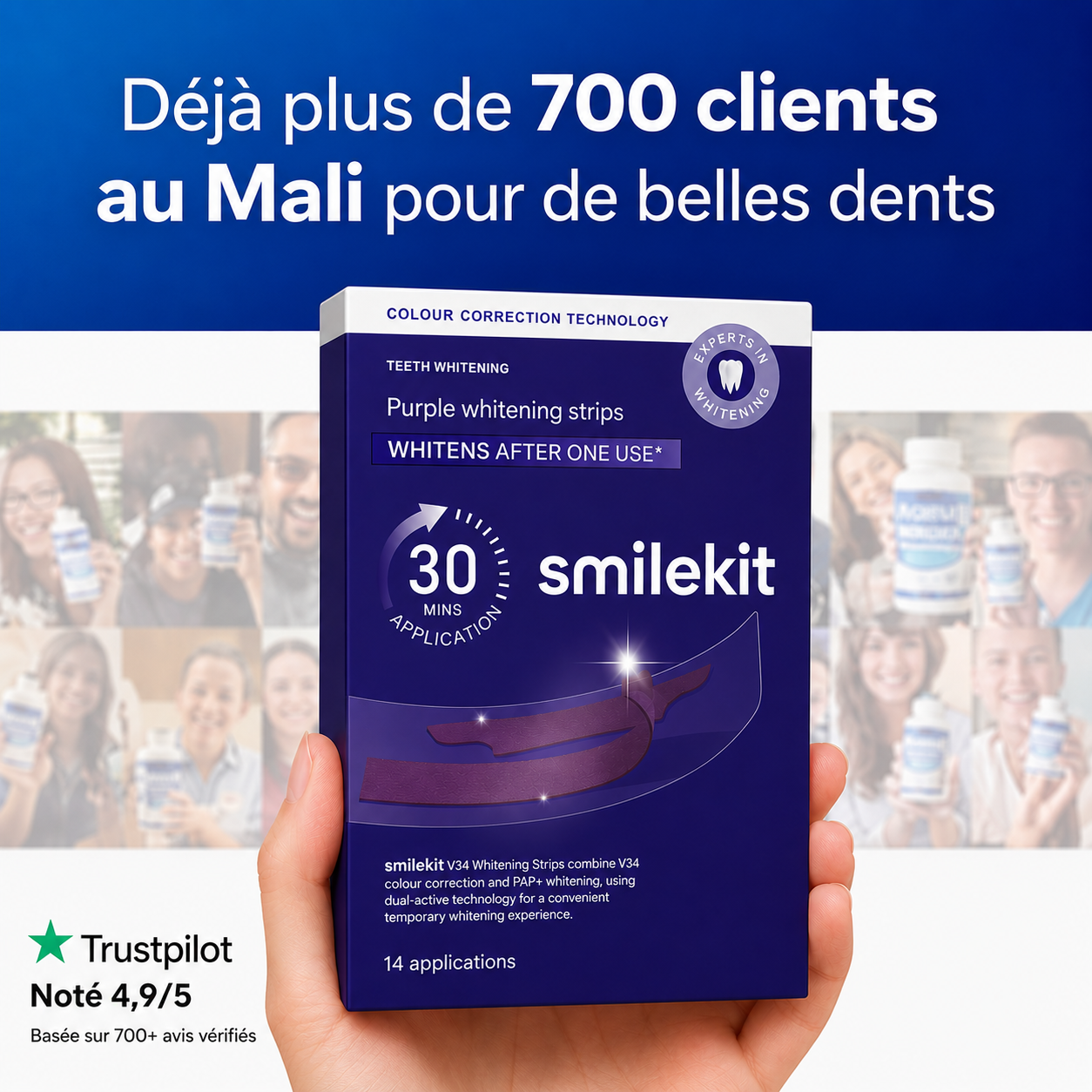 SmileKit™ - Bandes blanchissantes