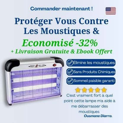 MoustiKill™ - Lampe anti-moustique