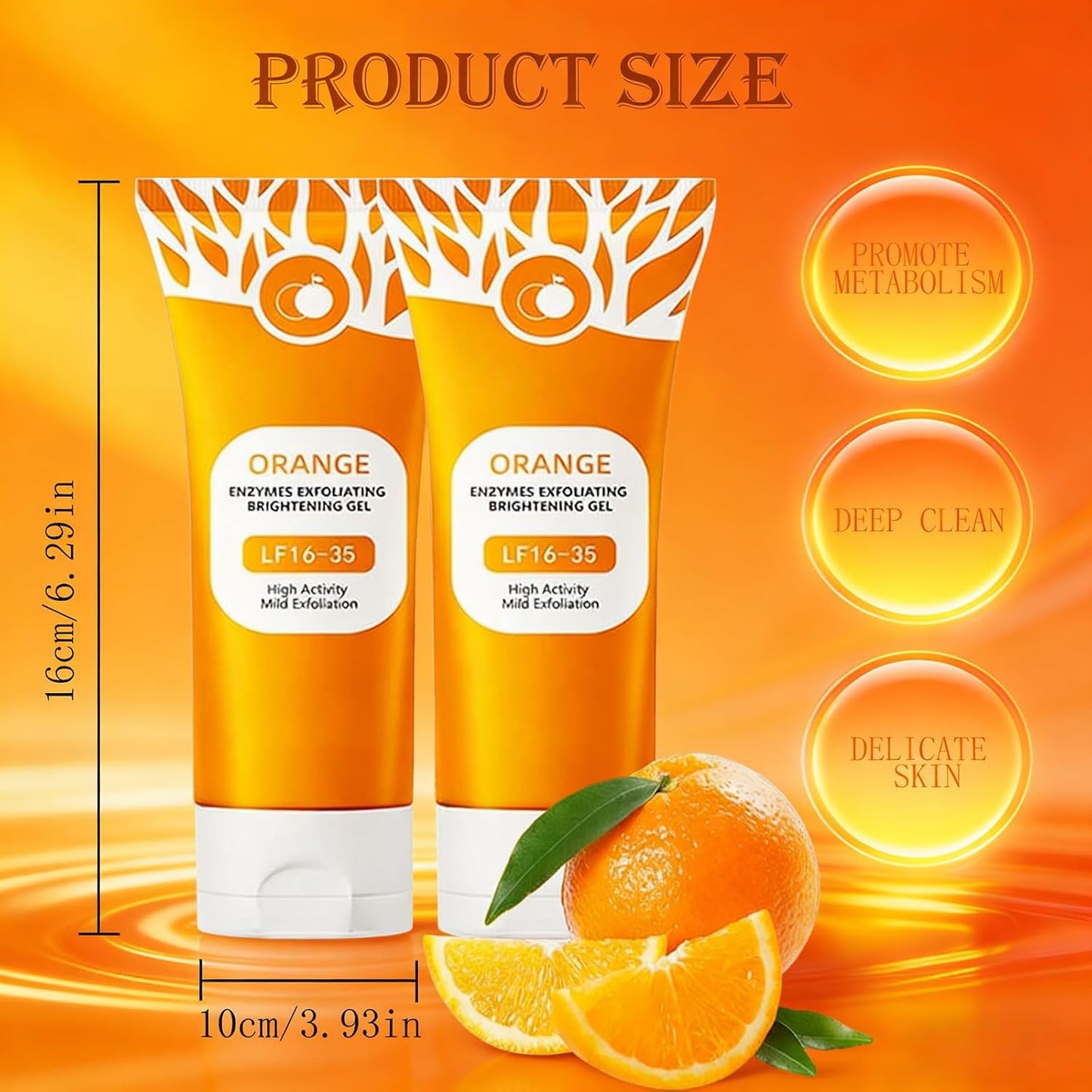 Orange Pouqur™ - Exfoliant pour la peau