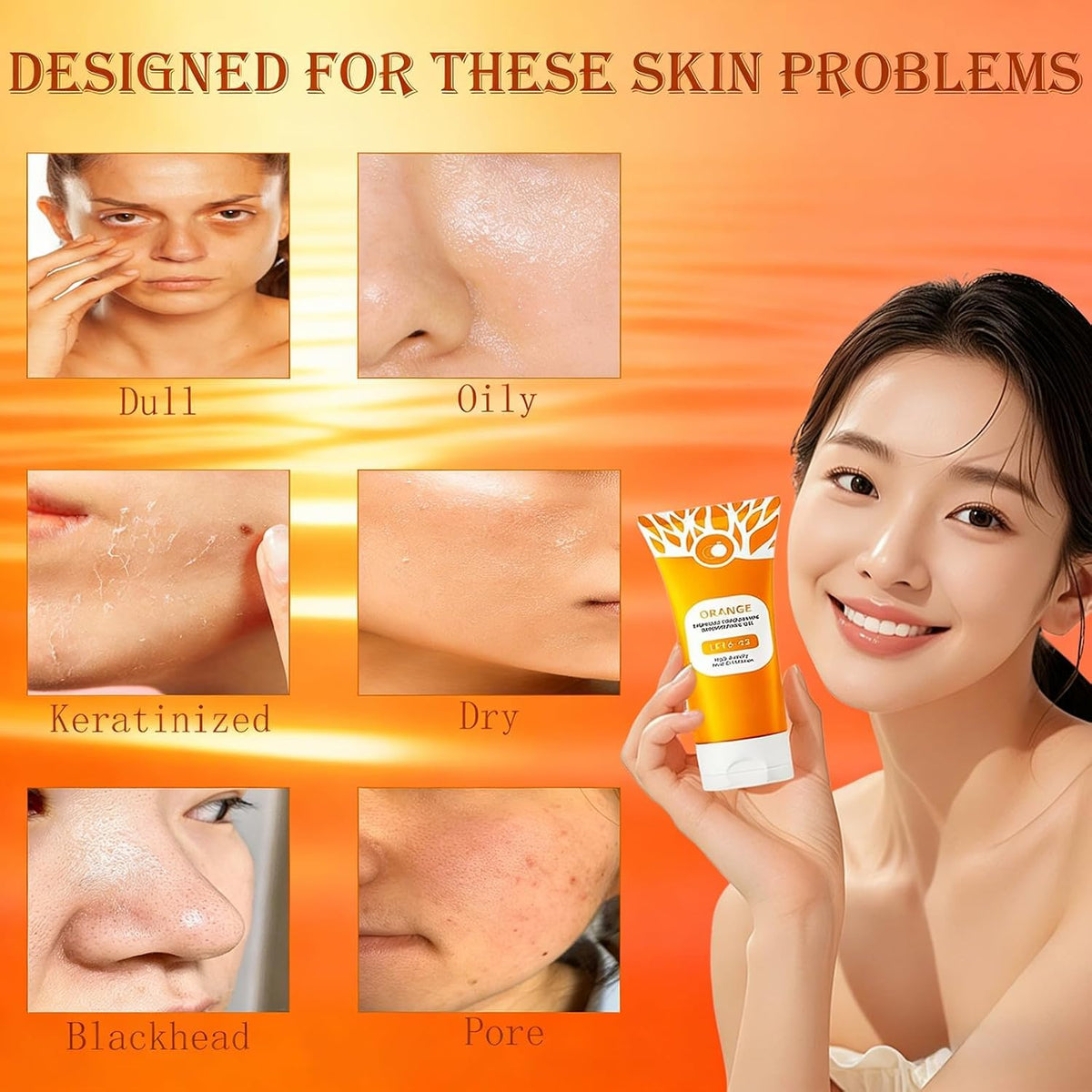 Orange Pouqur™ - Exfoliant pour la peau