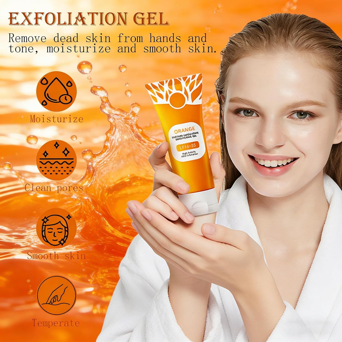 Orange Pouqur™ - Exfoliant pour la peau