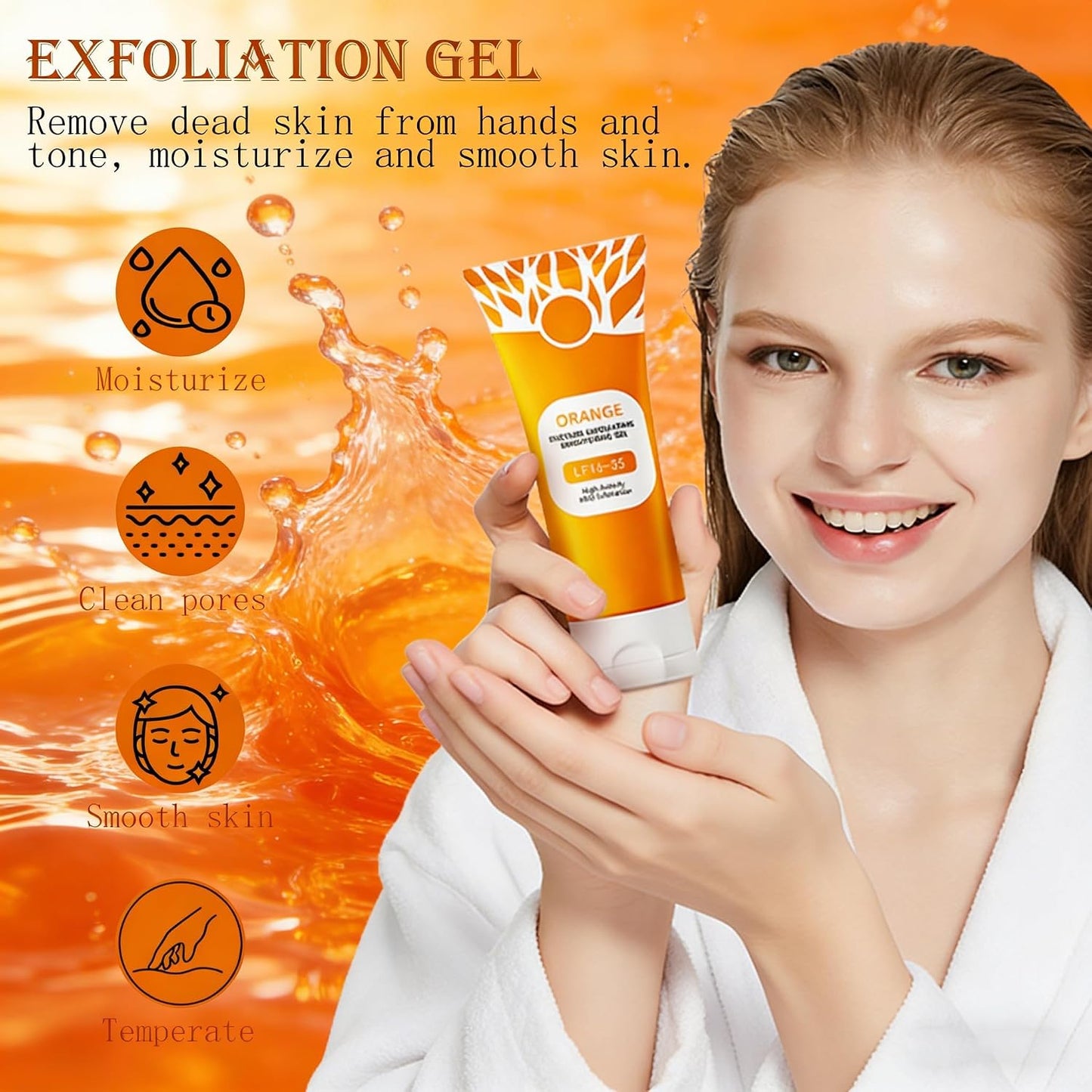 Orange Pouqur™ - Exfoliant pour la peau