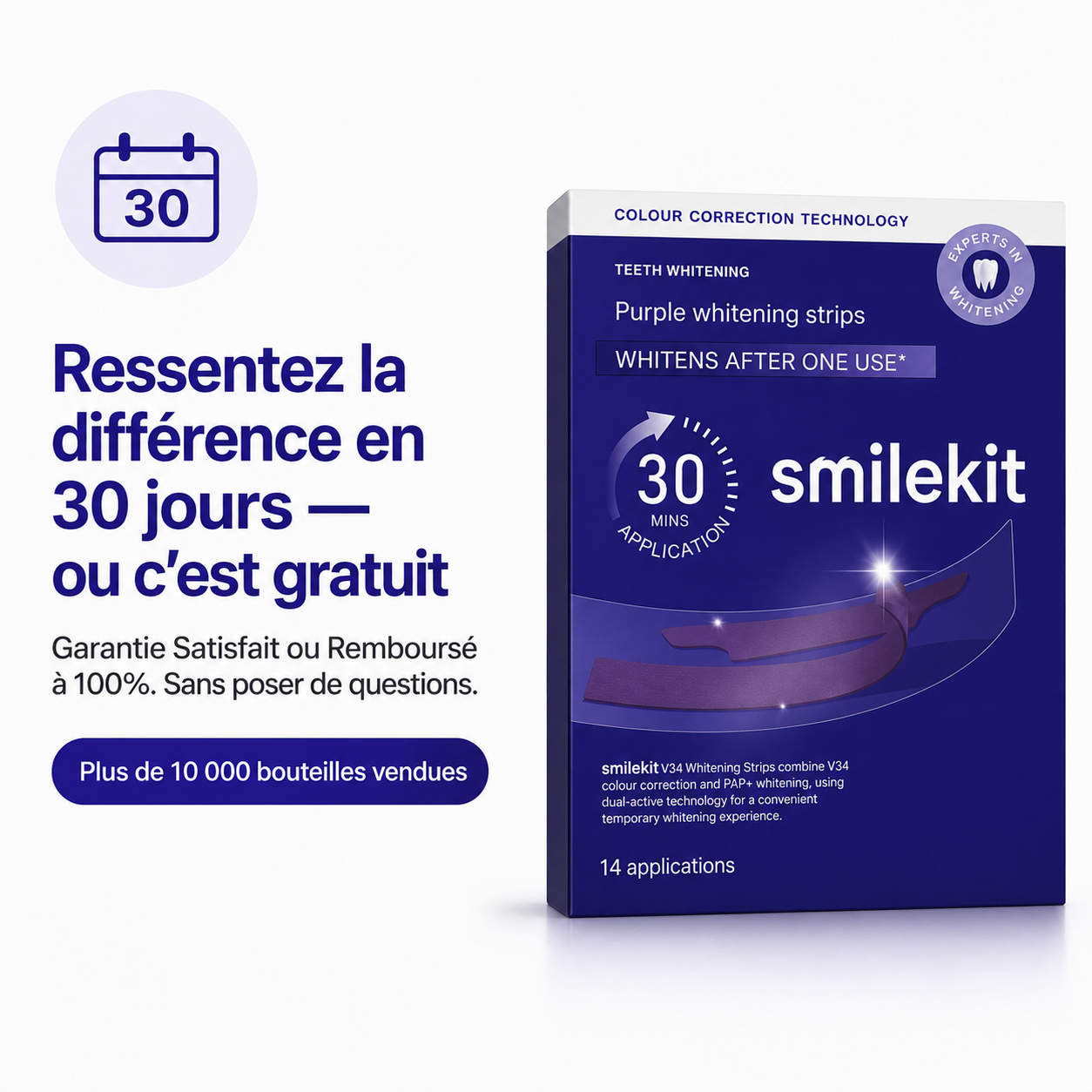 SmileKit™ - Bandes blanchissantes