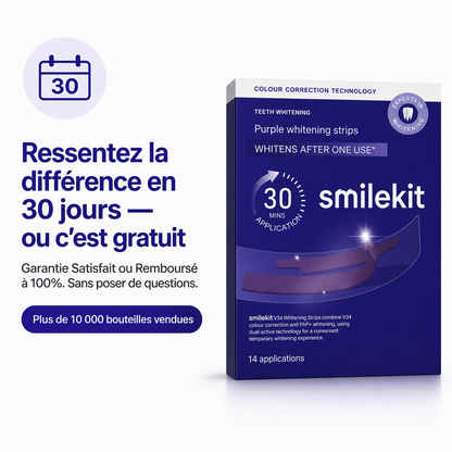 SmileKit™ - Bandes blanchissantes