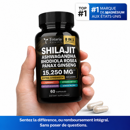 Zoyava Shilajit 8 en 1™ - Gélules au Shillajit