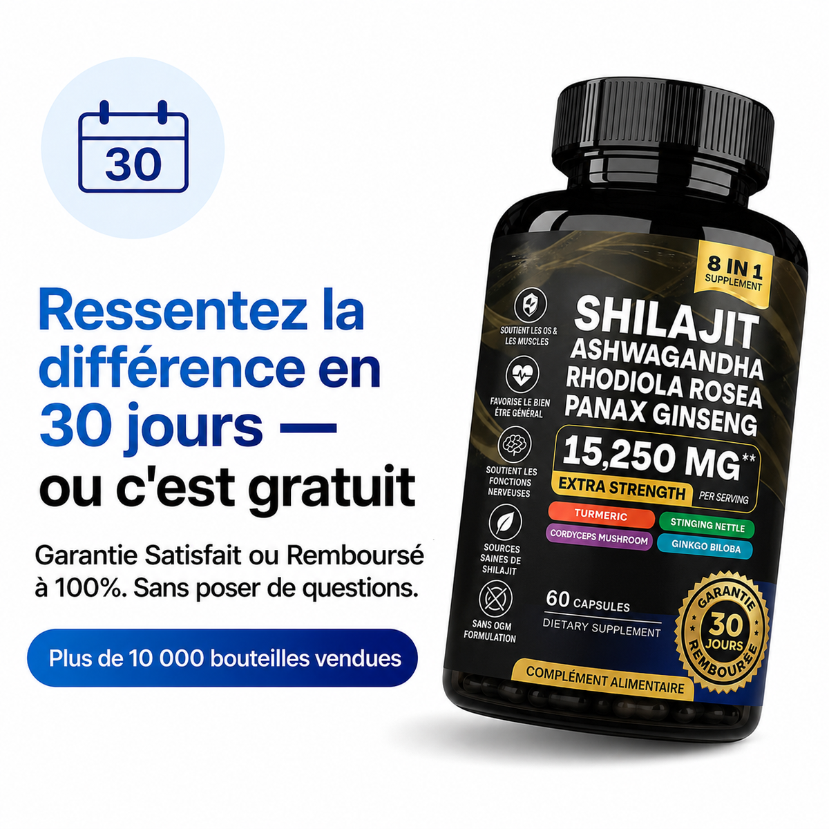 Zoyava Shilajit 8 en 1™ - Gélules au Shillajit