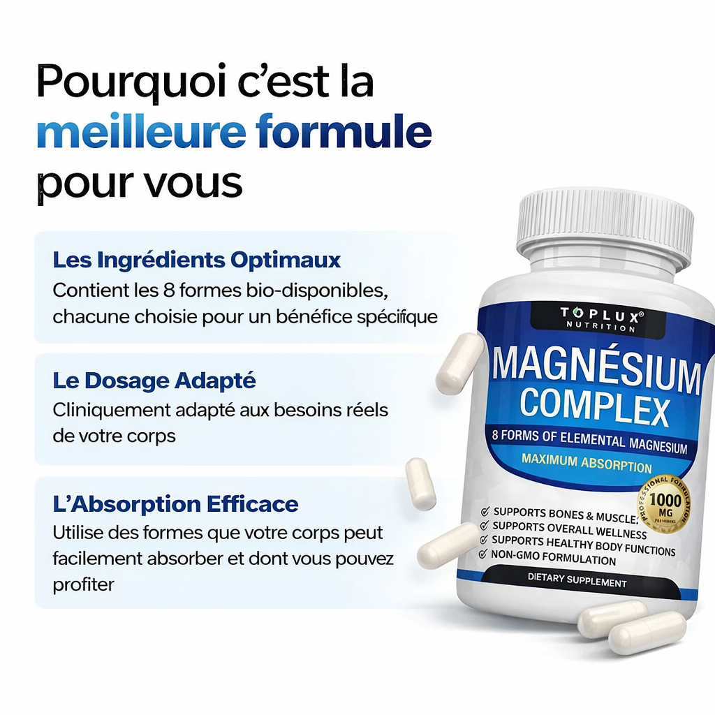 Toplux Magnesium Complex™ - Gélules au Magnésium