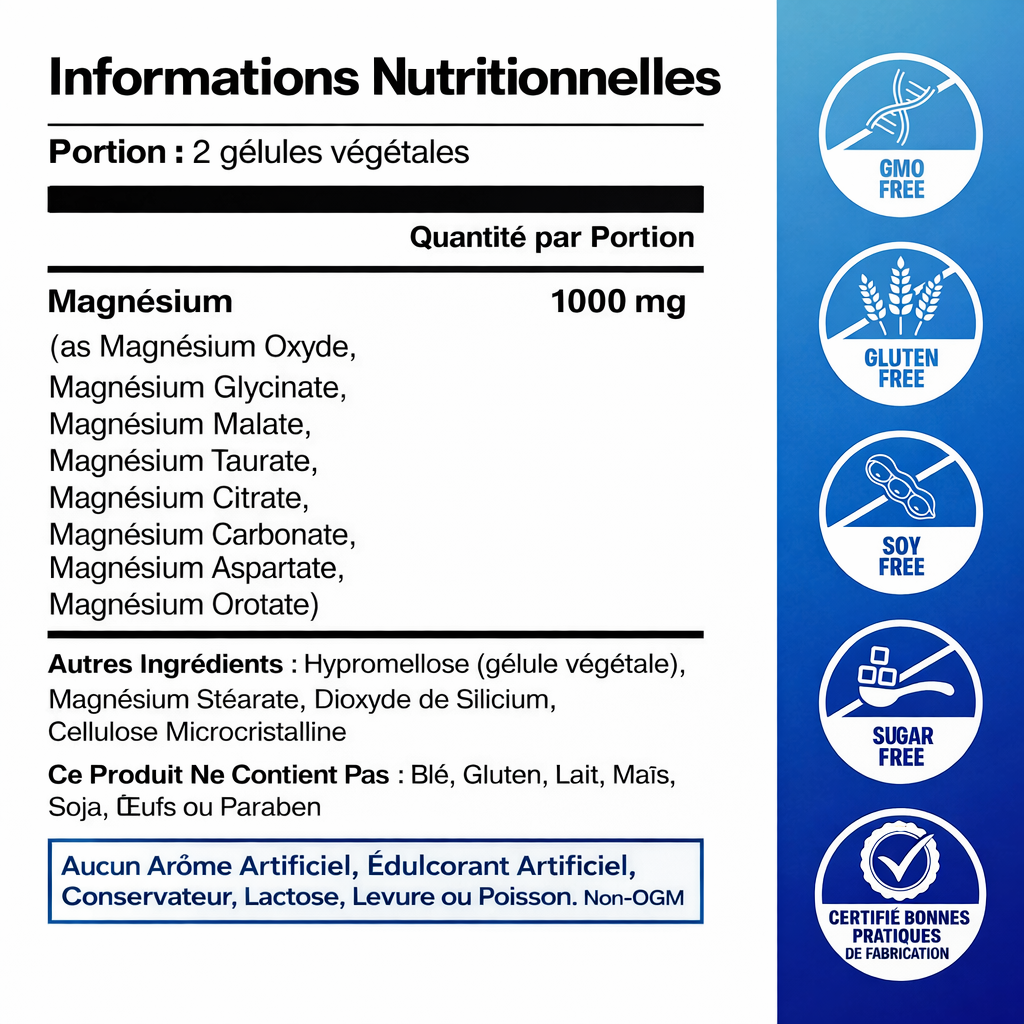 Toplux Magnesium Complex™ - Gélules au Magnésium