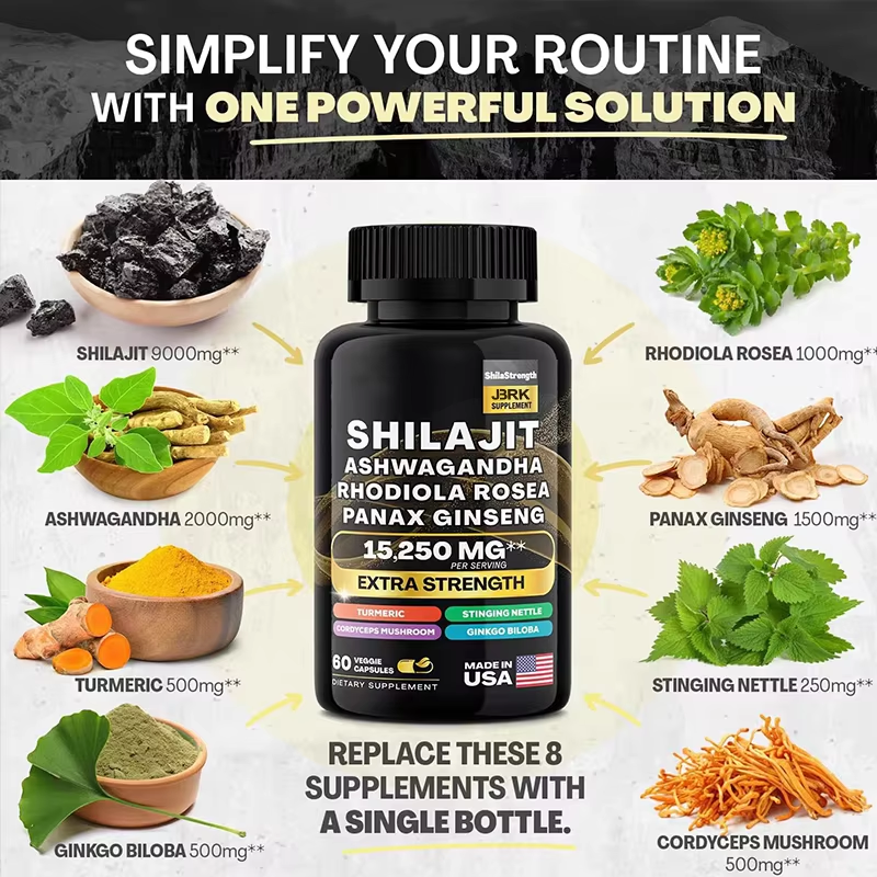 Zoyava Shilajit 8 en 1™ - Gélules au Shillajit