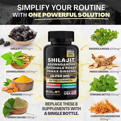 Zoyava Shilajit 8 en 1™ - Gélules au Shillajit