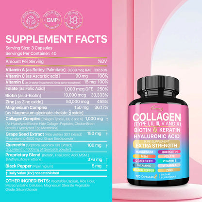 Zoyava Collagen - Capsules de collagène